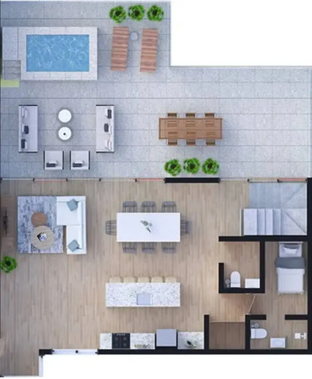 Luxury Beach Penthouse Jacuzzi & Lagoon View, photo 2